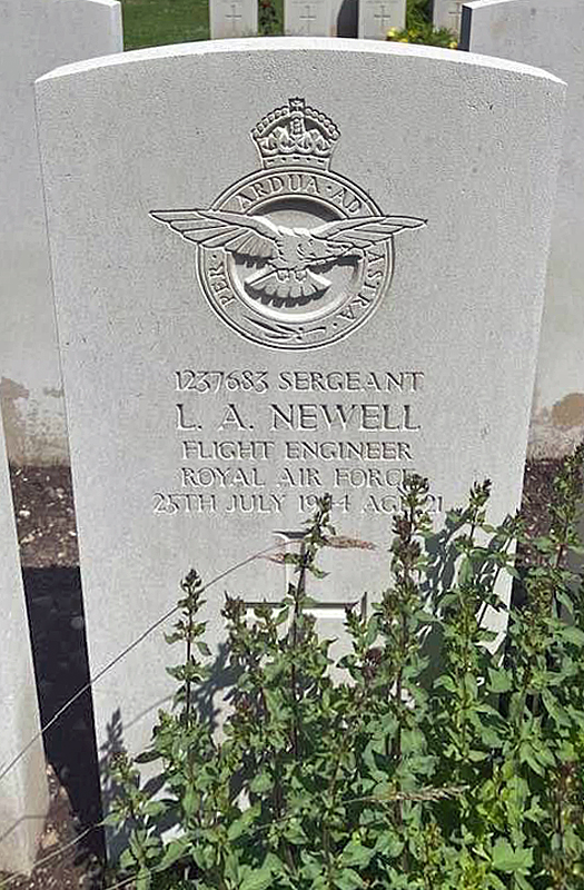 Sgt Leonard Alfred Newell<br /><br /><br />died on active duty - July 25th, 1944